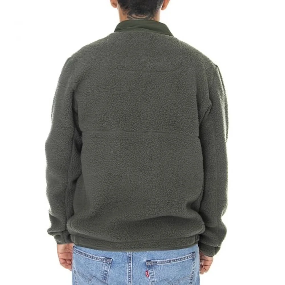 Men's The Herschel Supply Co Brand Sherpa Jacket Size Medium Olive Green winter